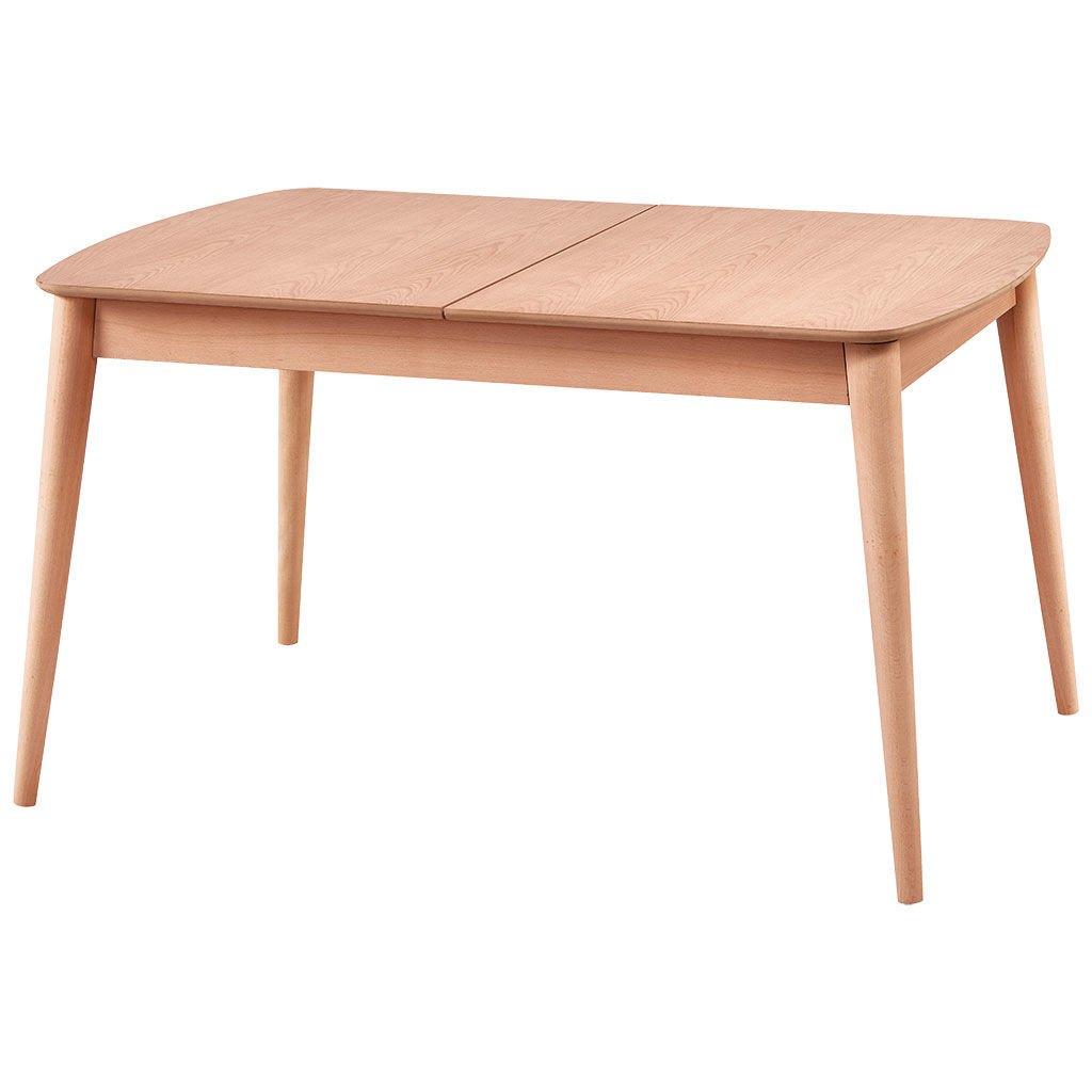 Retro Konik Oval Köşeli Masa 90X140 Açılır Kapanır Ahşap