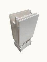 4'Lü Çanta Zigon Sehpa Tamamı Mdf Krem Renkte