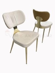 Leydi Metal Gold Kaplamalı Mutfak&Cafe&Salon Sandalye